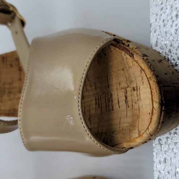 Stella McCartney patent leather/cork sandals Size 40 - Picture 11 of 12